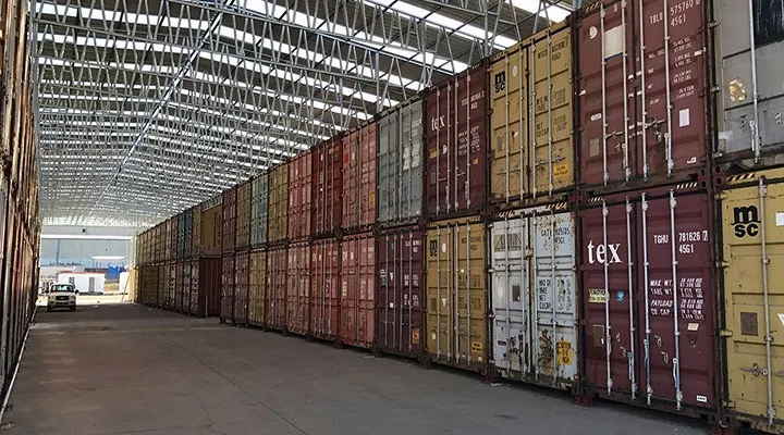 انواع انبار کانتینری